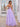 Lace Embroidery Spaghetti Strap Layered Ball Gown Prom Dress - Lilac