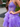 Lace Embroidery Boned Backless Mini Ball Gown Prom Dress - Lilac