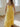 Layered Pleates Sheath Prom Dress With Slit - Yellow