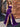 Boned Bodice Illusion Mermaid Prom Dress With Waist Drop - Purple