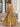 Luxury Metallic Pleats Deep V-Neck A-Line Prom Dress With Slit - Gold
