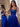 Luxury Metallic Pleats Square A-Line Prom Dress With Slit - Royal Blue