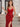 Luxury Crystal Sheer Bodice Evening Prom Dress With Cross Back - Red