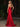 Lace Embroidery Bodice Mermaid Prom Dress With Slit - Red