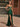 Sparkly Crystal Boned Illusion Mermaid Prom Dress - Emerald Green
