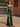 Sparkly Crystal Boned Illusion Mermaid Prom Dress - Emerald Green