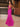 Sparkly Crystal Boned Illusion Mermaid Prom Dress - Hot Pink