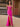 Sparkly Crystal Boned Illusion Mermaid Prom Dress - Hot Pink