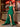 Hot Fix Boned Waist Drop Satin Mermaid Prom Dress Long - Emerald Green