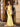 Boned Bodice Satin Mermaid Prom Dress Long - Yellow