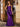 Boned Bodice Satin Mermaid Prom Dress Long - Purple