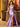 Off Shoulder Crystal Illusion Bodice Mermaid Long Prom Dress - Lavender