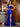 Corset Bodice Boned Mermaid Prom Dress With Slit - Royal Blue