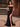Off Shoulder Beading Illusion Mermaid Long Prom Dress - Black