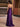 Lace Embroidery Twist Mermaid Long Prom Dress - Purple
