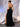 Sheer Bead Bodice Satin Strapless Mermaid Evening Dress With Split - Black