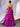 Bow Front Sheer Bodice Crystal Strapless Ruffle Tiered Prom Dress - Grape
