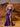 Hand Beading Off Shoulder Sheer Bodice Mermaid Evening Dress - Purple