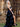 Satin Bow Waist Sparkly Lace Strapless Ruffle Tiered Prom Dress - Black