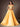 Off Shoulder Crystal Boned Ball Gown Prom Dress - Yellow