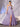 Asymmetrical Sparkly Lace Prom Dress Long - Lavender