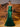 Hand Beading Boned Pleated Mermaid Prom Dress - Emerald Green