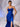 Pleated Boned Mermaid Satin Prom Dress With Slit - Purple