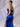 Pleated Boned Mermaid Satin Prom Dress With Slit - Purple