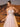 3D Rose Embroidery Sparkly Lace Plunging Ball Gown Prom Dress - Light Pink