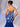 Sexy Deep V-Neck Sheer Embroidery Mermaid Prom Dress - Royal Blue