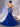 Sexy Deep V-Neck Sheer Embroidery Mermaid Prom Dress - Royal Blue