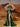 Cut Front Lace Embroidery Mermaid Prom Dress With Slit - Emerald Green
