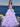 Off Shoulder Ruffled Tiered Lace Embroidery Tulle Ball Gown Prom Dress - Lilac