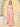 Chiffon Off Shoulder Belt Sheath Bridesmaid Dress - Pink