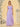 Sweetheart Bust Ruched Ruffle Sleeve Chiffon Bridesmaid Dress - Lilac