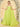 Strapless Chiffon Bridesmaid Dress With Drop Train - Fluorescent