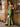 Glamorous Spaghetti Straps Sculpted Beads Prom Dress - Sage Green