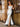 Glamorous Spaghetti Straps Sculpted Beads Prom Dress - White