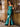 Glamorous Spaghetti Straps Sculpted Beads Prom Dress - Turquoise