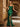 Glamorous Spaghetti Straps Sculpted Beads Prom Dress - Emerald Green