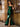Glamorous Spaghetti Straps Sculpted Beads Prom Dress - Emerald Green