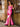 Glamorous Spaghetti Straps Sculpted Beads Prom Dress - Hot Pink