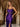 Glamorous Spaghetti Straps Sculpted Beads Prom Dress - Purple