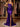 Glamorous Spaghetti Straps Sculpted Beads Prom Dress - Purple
