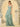 Classy Plain V-Neck A-Line Chiffon Bridesmaid Dress With Ruffle Hem - Sage Green