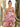 Ruffle Floral Printing Lace Strapless Boned Mini Ball Gown Prom Dress-Pink Floral