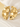 Semi-circular Geometric Cut Earrings - Gold