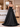 Pleated Bust Ruffle Hem Strapless Satin Prom Ball Gown - Black