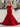 Strapless Ruched Bow Back Bodice Ball Gown Prom Dress - Red