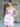 Cut Front Hot Fix Mini Tiered Ball Gown Prom Dress-Pink